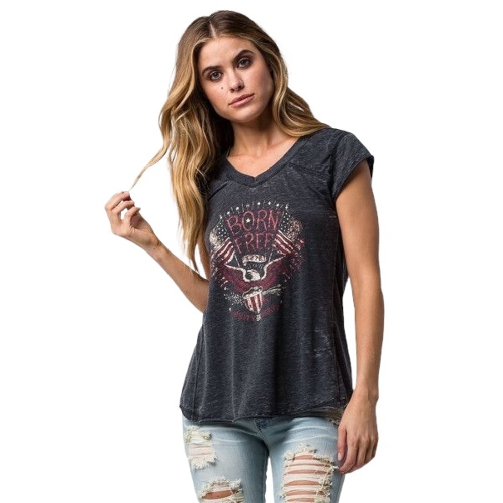 White Crow born free muscle tee medium - Picture 2 of 10